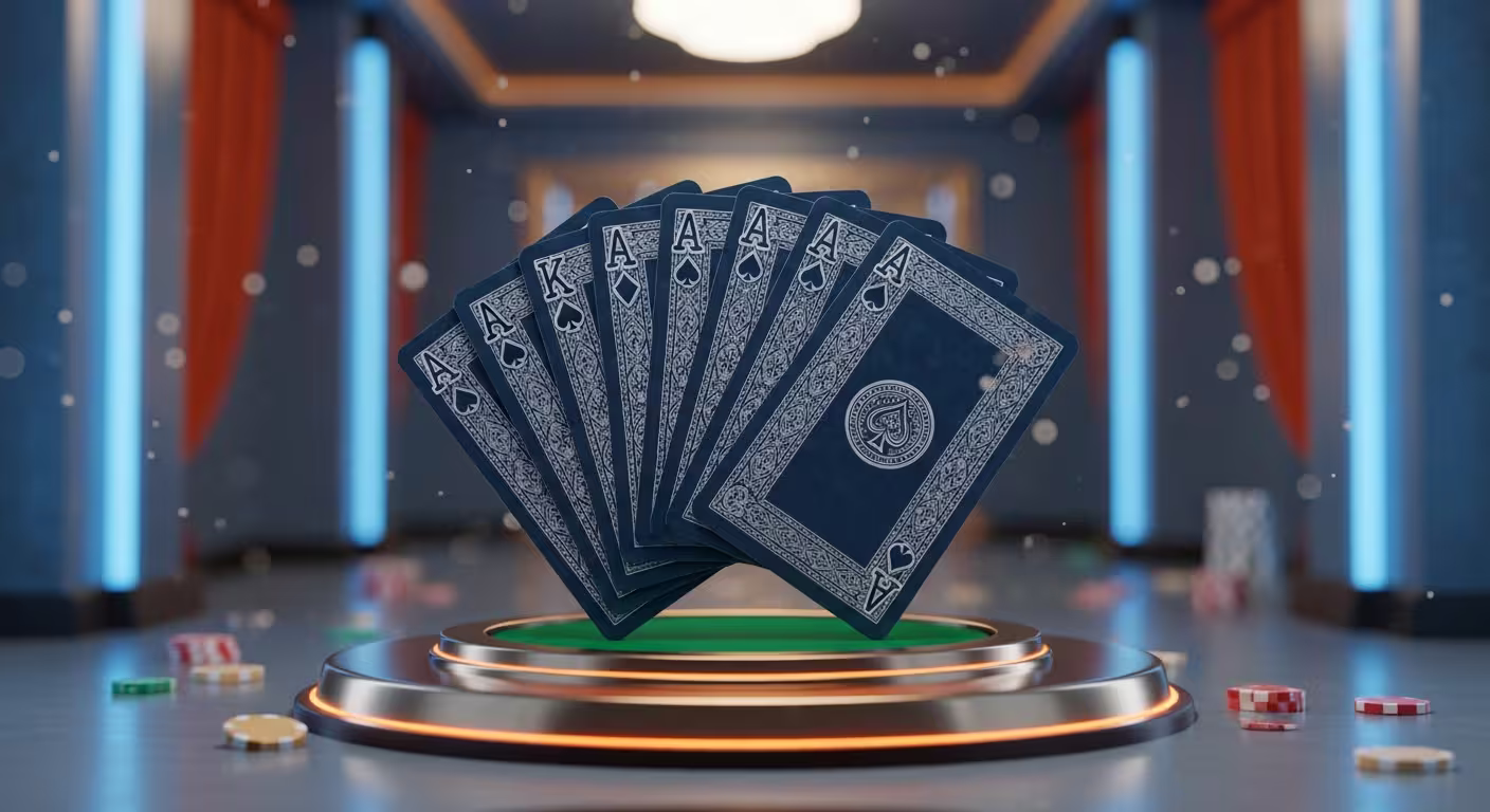 Aufgeschlagenes Wörterbuch mit Casino-Chips gestaltet, das ein Online-Casino-Glossar illustriert